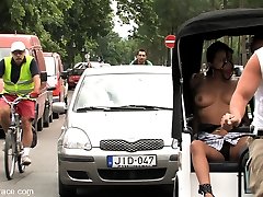 This smoking hot Latin slut gets tied up on the street and used by two men. People crowd around to see her bound body exposed while her mouth and pussy get stuffed with huge cocks. Yoha is completely helpless as orgasms are ripped from her body in front of strangers, helpless to stop her holes from being penetrated, helpless against the pleasure and pain and the judgment of people passing by. In short, Yoha is completely helpless, bound, and naked on the streets. Don't miss it!