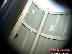 A teen age chick with a juicy ass got on spy video cam while changing