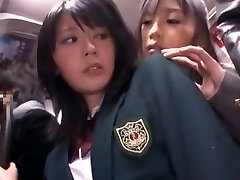 Insane Japanese chick Natsu Aoi, Yuu Shinoda, Ai Uehara in Incredible Masturbation/Onanii, Lezzy/Rezubian JAV movie