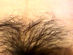 Asian wife hairy pussy fingered