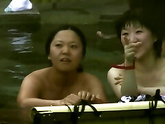 It is time to spy on real congenital Japanese whores bathing and flashing tits