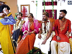 Desi queen BBW Sucharita Full four way Swayambar hardcore erotic Night Group sex gangbang Total Movie ( Hindi Audio ) 