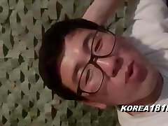 Korean eggheads have fun at room salon with nasty Korean honies