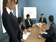 A beautiful crazy secretary is highly important to the company's team spirit A beautiful crazy secretary is highly important to the company's team spirit