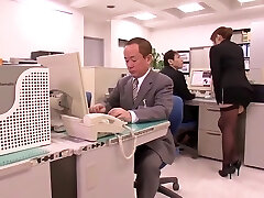 Asian Office Slut With Huge Natural Tits Ravages Office
