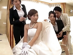 Husband Takes Bridesmaid In Japanese Wedding Trio