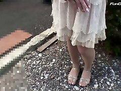 JAPANESE WIFE CHEATS WITH Cock-squeezing PUSSY