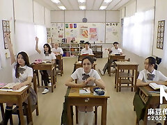 Trailer-Introducing New Student In High School-Wen Rui Xin-MDHS-0001-Best Original Asia Pornography Video