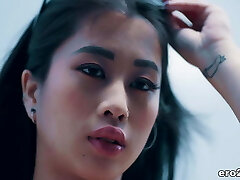 Surfer guy fucks an asian beauty Surfer guy fucks an asian beauty