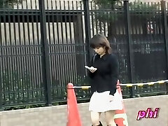 Puny tempting oriental girl flashes her blue panties in hot sharking video Puny tempting oriental girl flashes her blue panties in hot sharking video