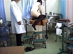 Medical exam with hidden camera on Chinese chick