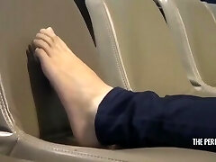 Pretty candid soles of a thai girl