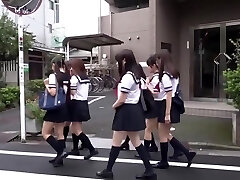 Nipponese Unholy Schoolgirls Upskirt Fetish In Crazy