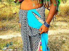 Outdoor Injoy Indian Dehati Bhabhi Nude In Wonderful Saree Desi