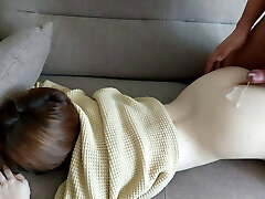 Stepbrother Fucks His Beautiful and Sexy Step-sister with cumshot on ass Stepbrother Fucks His Beautiful and Sexy Step-sister with cumshot on ass