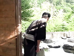 An Unfaithful Wifey Meets With Her Lover in a Hot Spring - Part.Three