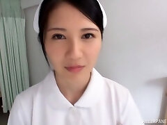 Quickie fucking on the hospital couch with ultra-kinky nurse Sakamoto Sumire