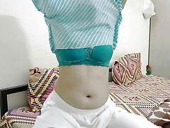 Very First time Desi jija Drills saara's Ass and Slit Desi sali ki chut aur gand ki chudai ki with dirty talk HD saarabhabhi
