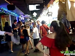 Horny dude shows how to pick up a real Thai damsel Mee in some bars