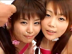 Japanese girl cum play and exchange