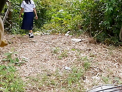 Japanese student public Risky sex by random strangers