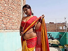 RAJASTHANI Husband Fucking virgin indian desi bhabhi before her marriage so stiff and cum on her