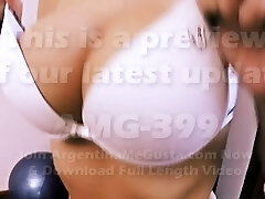 Busty Latina Showcasing Cameltoe & Round Ass In 