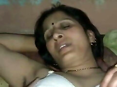 indian aunty drilled with secret lover in her home