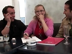 Bulky Freench boss acquires gang screwed Bulky Freench boss acquires gang screwed