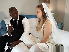 Codi Vore poking the bride