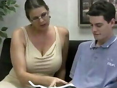 Carlie Moon Teaches her students how to suck her fun bags