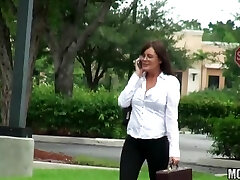 Hot Brunette MILF with Big Tits Getting Fucked in Different Postures Hot Brunette MILF with Big Tits Getting Fucked in Different Postures