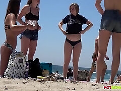 Amazing Teens, Thongs, Big Asses Stagged On The Beach, Hidden Camera