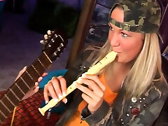 Lesbian strapon anal girl Two jiggly light-haired lesbians