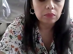 Latina Milf Finishes Off At Work