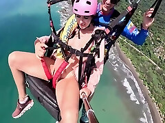 Wet And Grubby Extreme Squirting While Paragliding 2 In Costa Rica 23 Min With Pretty Face