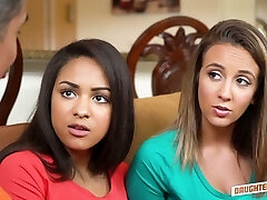 Glad grey haired older man finally lures charming Layla London for hot screw Glad grey haired older man finally lures charming Layla London for hot screw