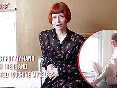 Ersties - Hot Red-haired Films Her First Solo Video
