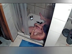 Shower Webcam Of Me Toying