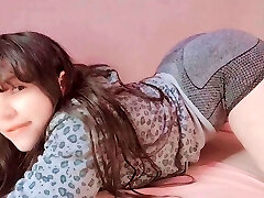 Cute young girl shows her body and jack - Hana Lily