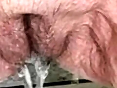 Insatiable granny MariaOld pissing after teasing and play with pussy