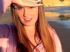 Pretty Round Cutie Picked Up At the Beach Agrees To Please a Stranger With Super-fucking-hot Blow-job And Fuck For Money
