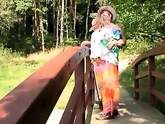 An Elder Couple Have Sex By The Lake, A Young Slut Sees Them