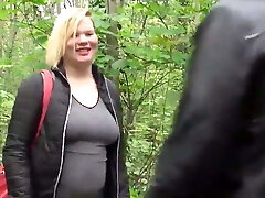 ugly light-haired outdoor fuck