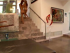 Lesbian Mom and Damsel - Horny lesbians Goldie Glock and Uma