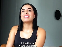 19yo Small Tits Honey Takes Huge Dick In Teen Cunt