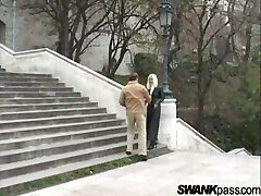 Horny Blonde Babe Gets Her Ass Drilled By A Super-hot Stud