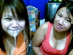 Asian mum and not her young girl filthy face display
