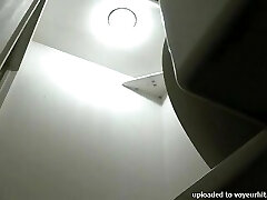 Hidden toilet spycam with japanese girls