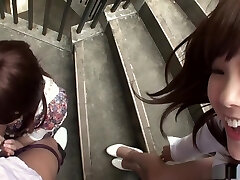 Rimu Endo teaches Ueno Misaki few tricks Rimu Endo teaches Ueno Misaki few tricks